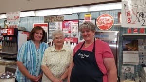 The Lunch Ladies: Charlene, Joyce, and Lisa (From L to R). The "Special": There is a reason it hasn't changed for years Raspberry Soda: Old-Fashioned Deliciousness 20150821_114929