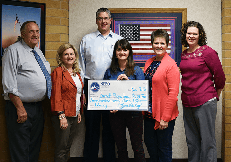 Barnett Elementary: K.L. Tischner, Lana Hiskey, Brian Rowley, Stephanie Galt, Keela Goudy, Angela Stoddard 