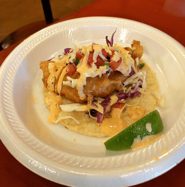 The Fish Tacos at Pepe's Grill in Spanish Fork are made with Tilapia and Creamy Chipotle Ranch.