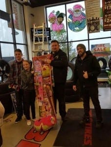 Stocking winner at the Payson Big O location.