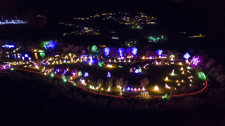 The 24th annual Festival of Lights. Photo by Stephen Parsons.