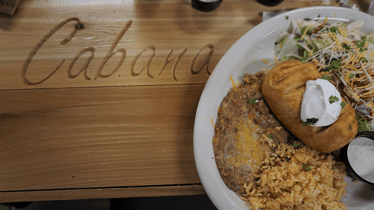 That Adorable (and delicious) Chimichanga  Picture by Kristin Godoy