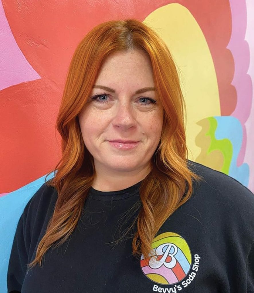 Brooke Holm, owner of Bevvy’s Soda Shop in Payson across from Smith’s.