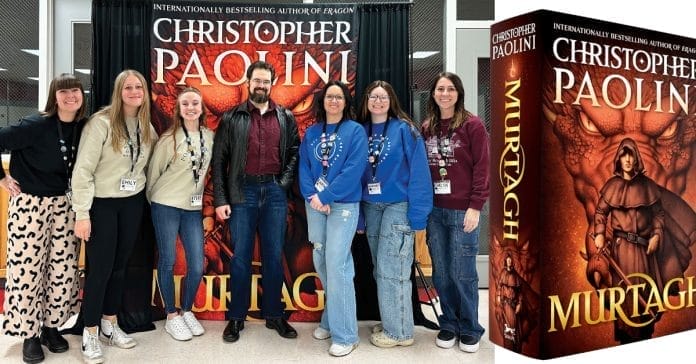 Christopher Paolini visits Spanish Fork Bookstore