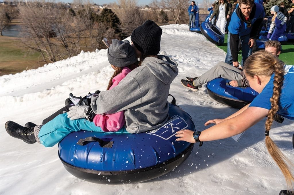 Gateway Snow Park - Just a push