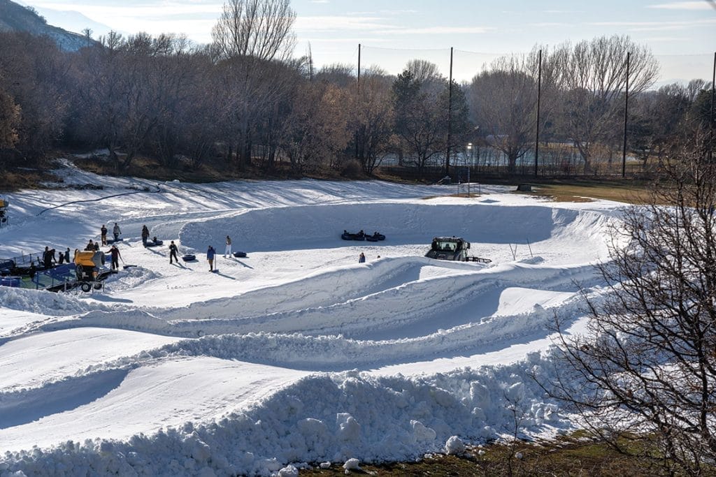 Gateway Snow Park - View from East