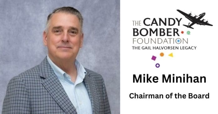 General (ret.) Mike Minihan joins Candy Bomber Foundation.