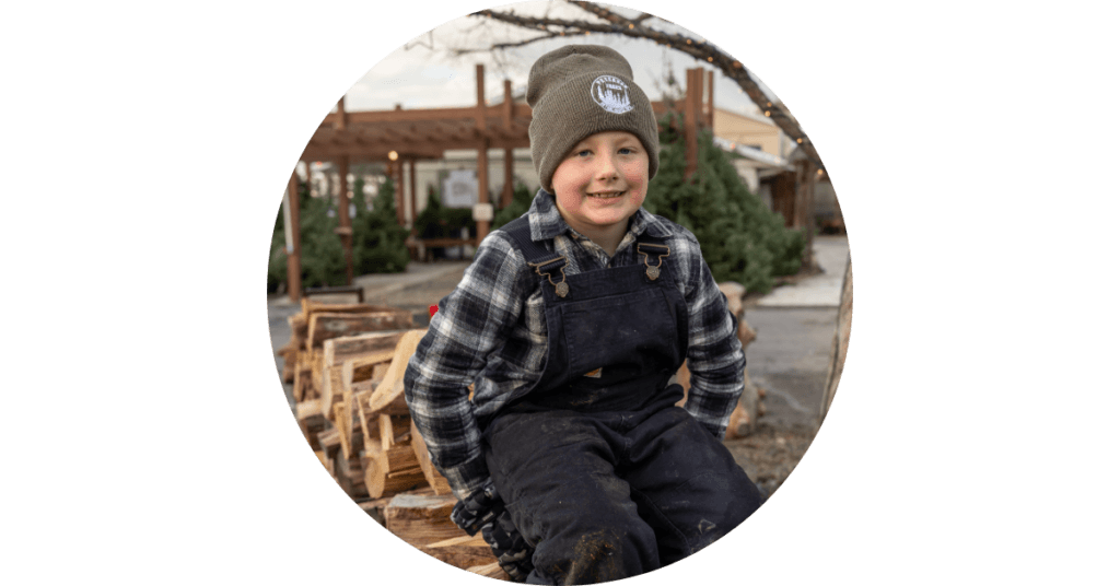 Steel Peterson - third generation tree cutter/farmer.