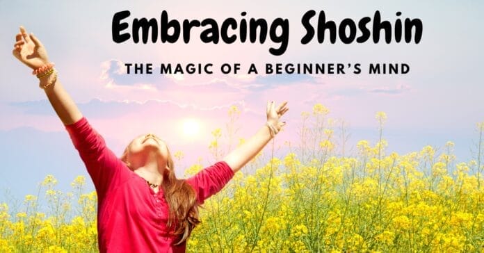 Embracing Shoshin - the magic of a beginners mind