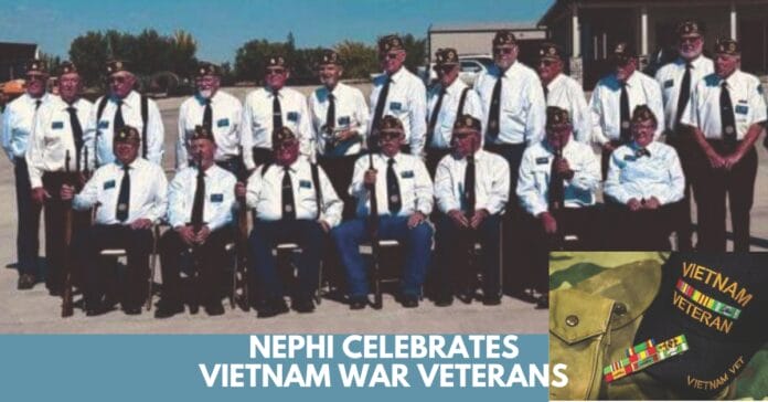 Nephi’s American Legion Post #1 celebrates Vietnam War Veterans in welcome home event.