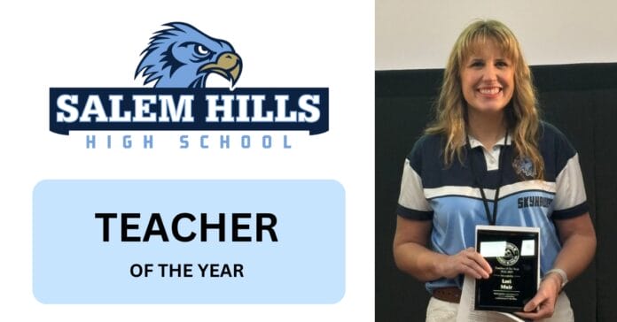 SHHS English Teacher Awarded ‘Teacher of the Year’