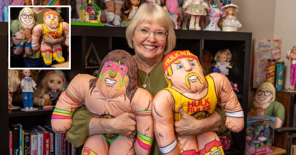 A wrestling fan from Northern Ireland created a custom “Buddy” figure of Stefanie Eskander as a tribute, highlighting fan appreciation for her work in toy design.