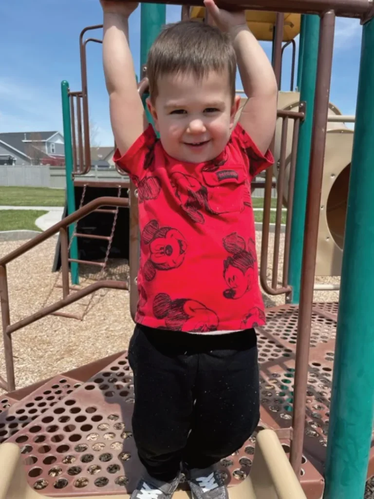 Emmett Burrell at a park.