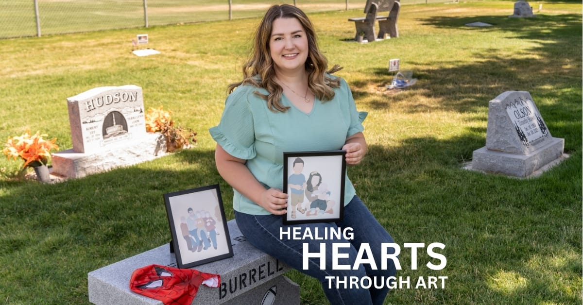 Mom creating art for families of loved ones lost in memory of 2-year-old son.