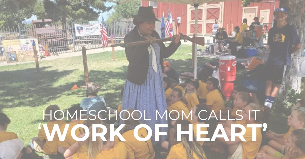 Local homeschool mom calls it a ‘work of heart’.