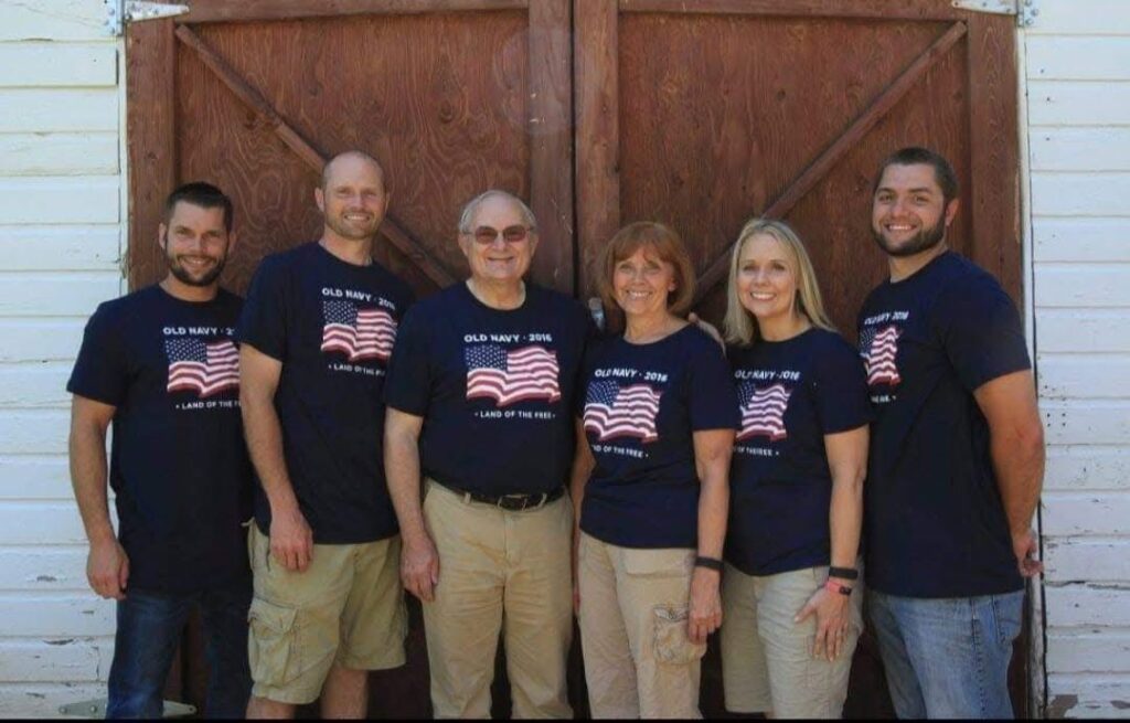 The Ewing Family: James, Daniel, Mike Sr., Sharon, Kim, Michael.